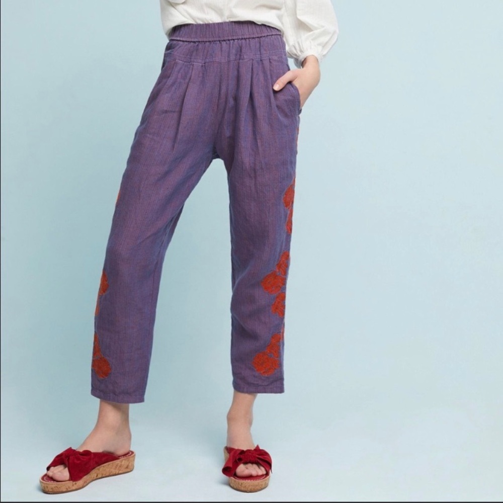 Anthropologie Linen Pants 💙